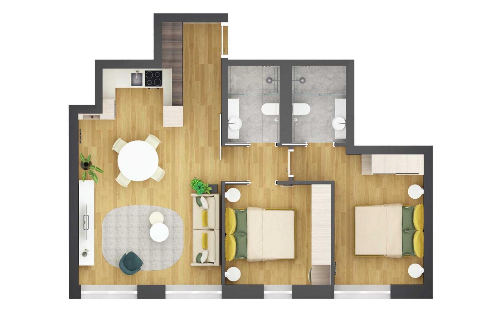 The Central City - Luxury Serviced Residence Luxembourg Ngoại thất bức ảnh